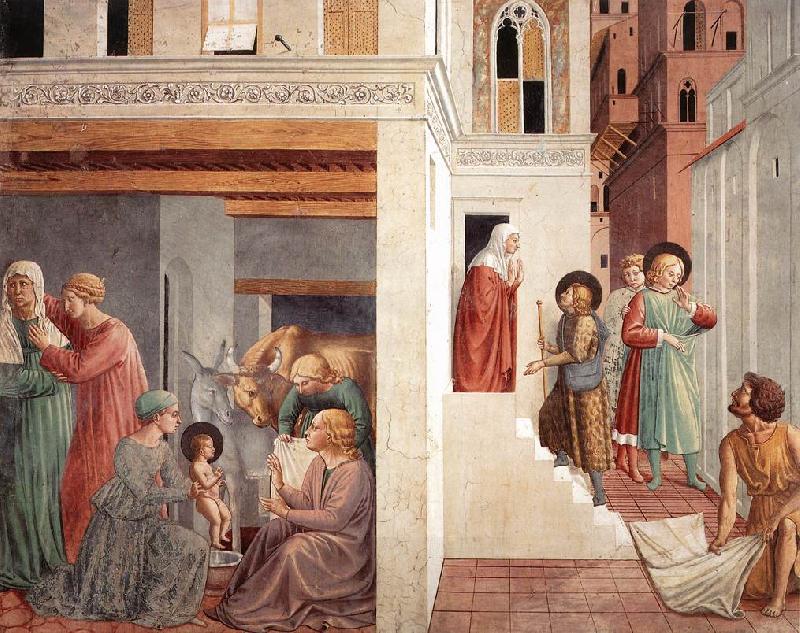 GOZZOLI, Benozzo Scenes from the Life of St Francis (Scene 1, north wall) g China oil painting art